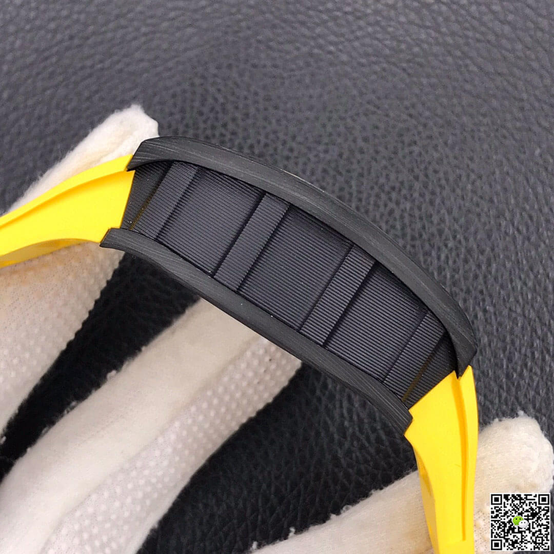 Replica Richard Mille RM-011 1:1 Best Edition KV Factory Yellow Strap