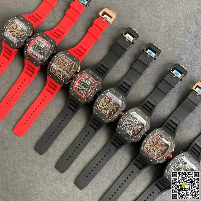 Replica Richard Mille RM-011 1:1 Best Edition KV Factory V2 Black Forged Carbon Case