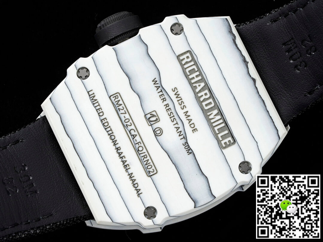 Replica Richard Mille RM27-02 Rafael Nadal Tourbillon 1:1 Best Edition RM Factory Black Strap