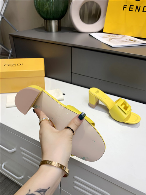 F**di thick heel sandals