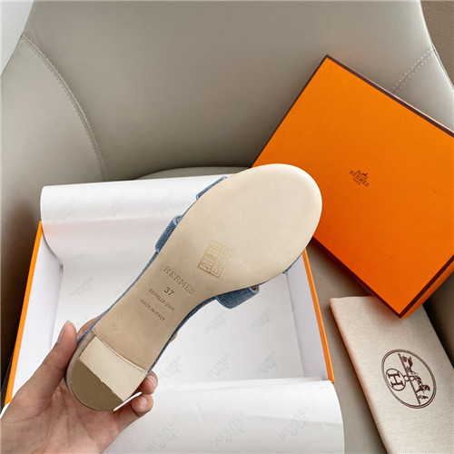 H**me5 oasis denim sandals