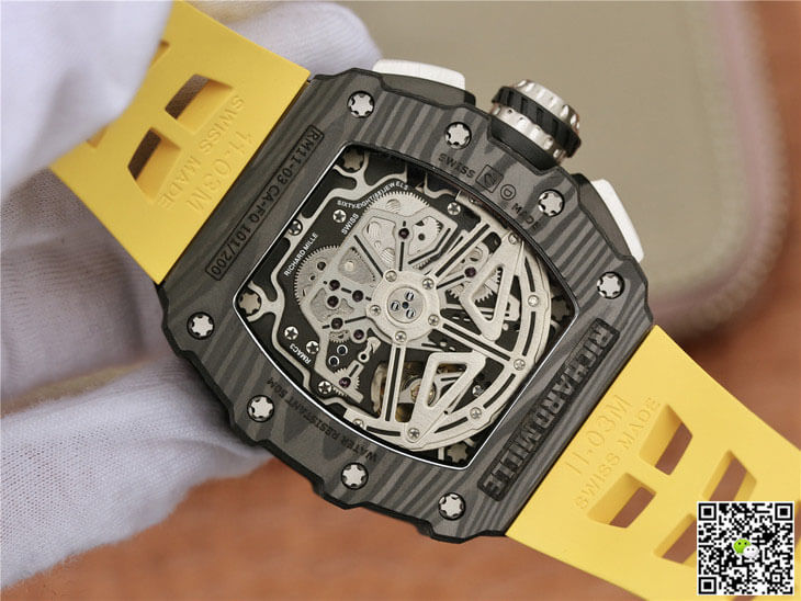 Replica Richard Mille RM11-03 1:1 Best Edition KV Factory Carbon Fiber