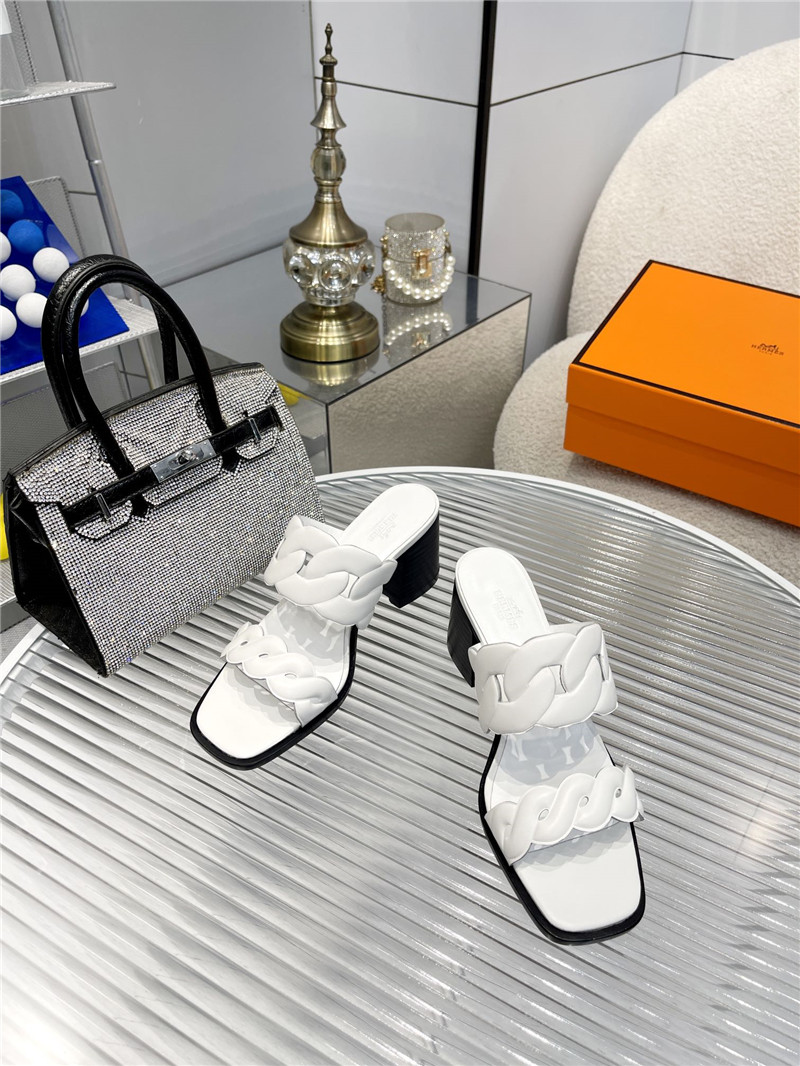 H**me5 pig nose high heel sandals