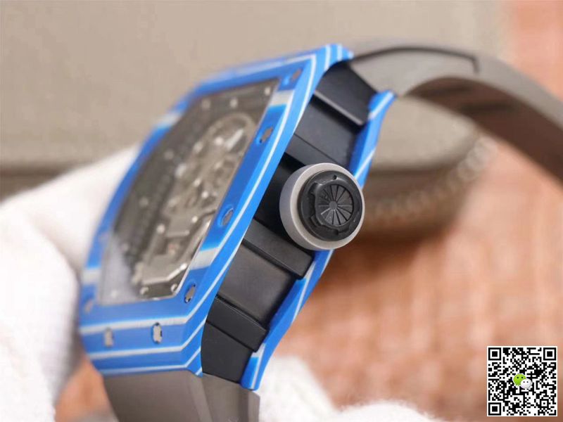 Replica Richard Mille RM052-01 1:1 Best Edition JB Factory Blue Ceramic Swiss Tourbillon