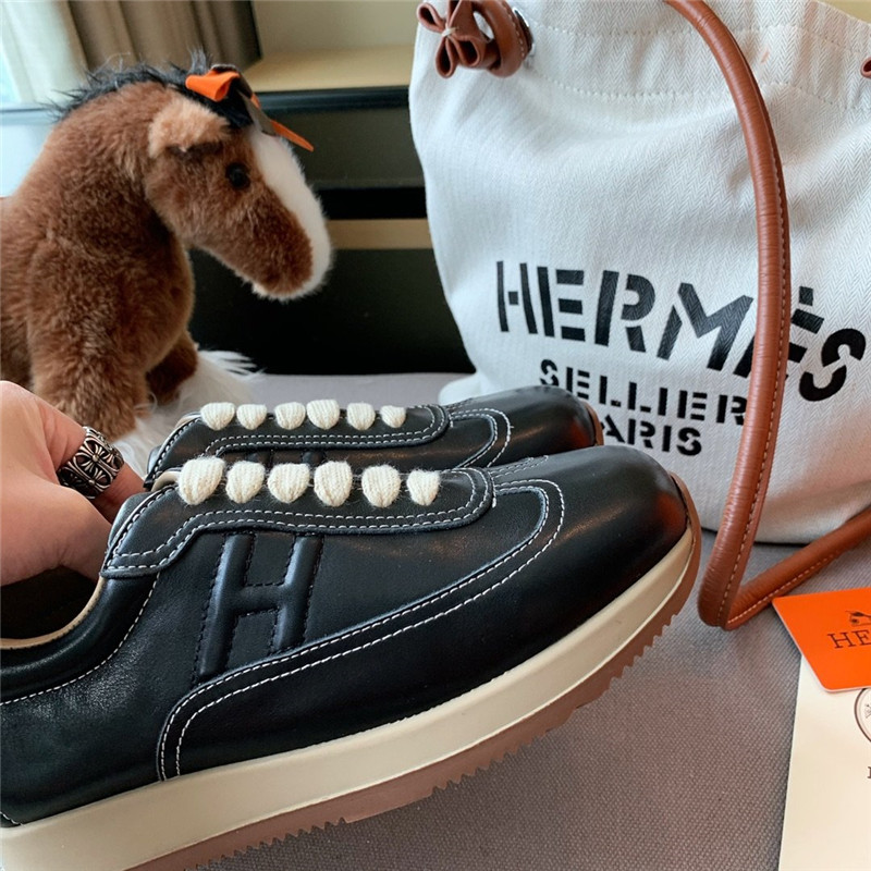 H**me5 Birkin Replica vintage sneakers Black