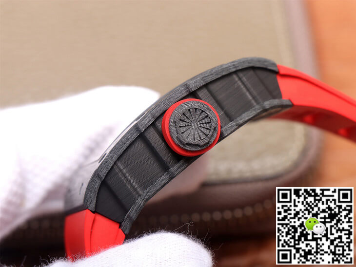 Replica Richard Mille RM35-02 1:1 Best Edition ZF Factory Red Rubber Strap