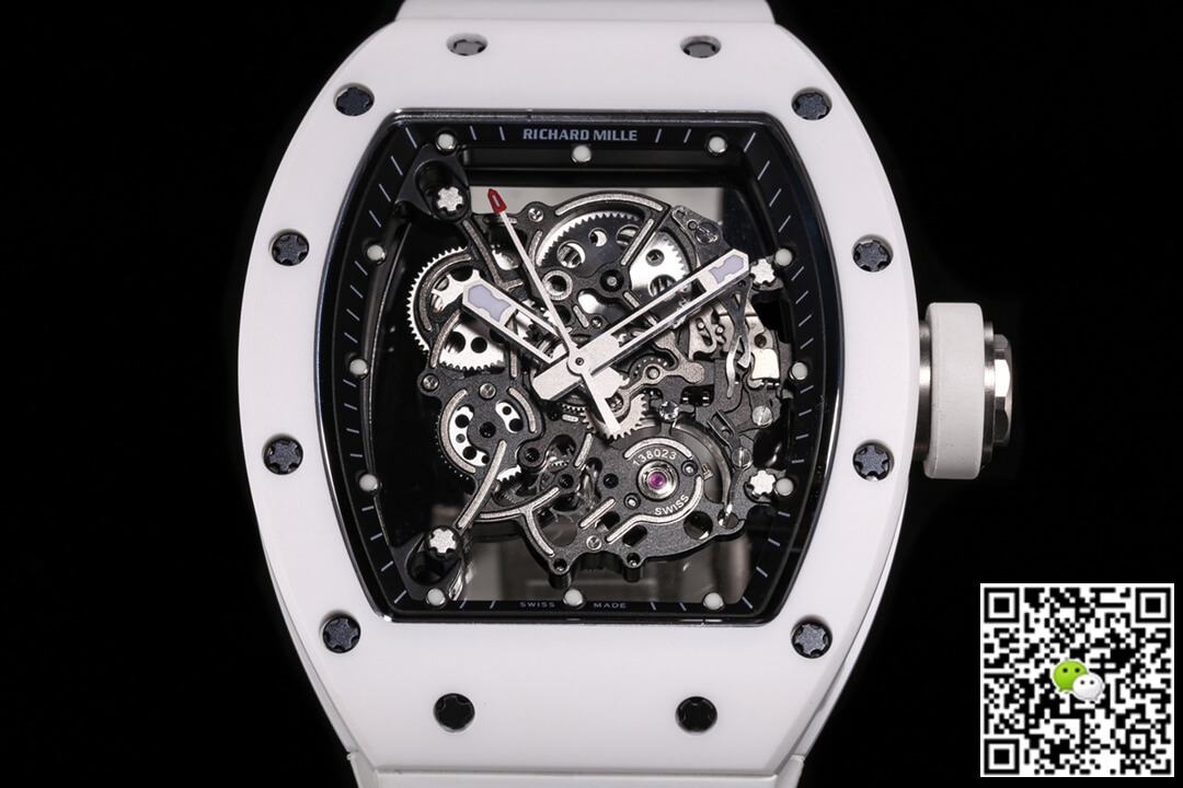 Replica Richard Mille RM-055 1:1 Best Edition BBR Factory Ceramic Case