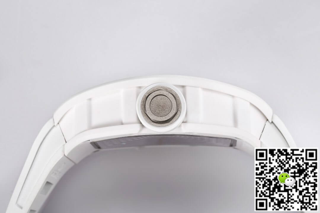 Replica Richard Mille RM-055 1:1 Best Edition BBR Factory V2 White Ceramic Case