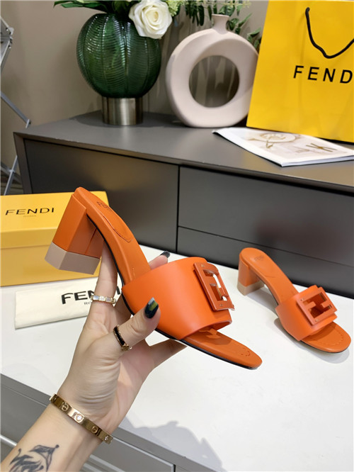 F**di thick heel sandals