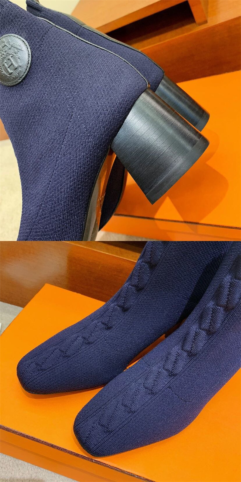 H**me5 Birkin Replica Volver 60 ankle boot in blue