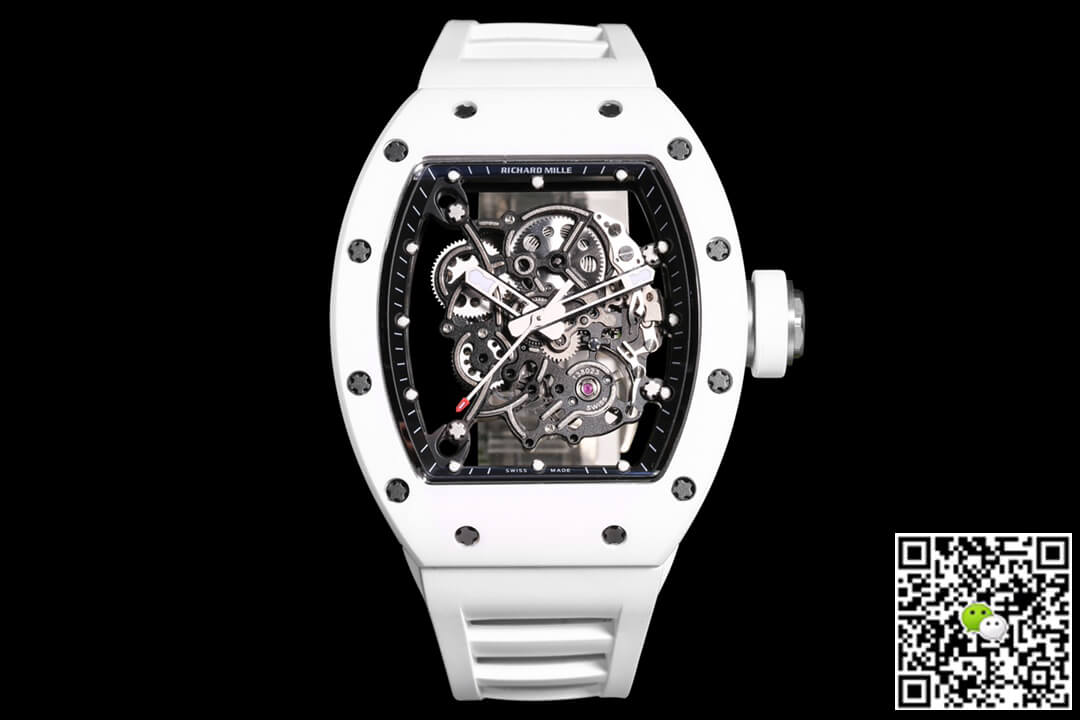 Replica Richard Mille RM-055 1:1 Best Edition BBR Factory Ceramic Case