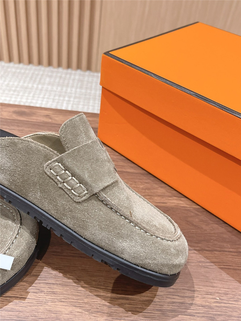 H**me5 Moe Mueller s half -drooping shoes