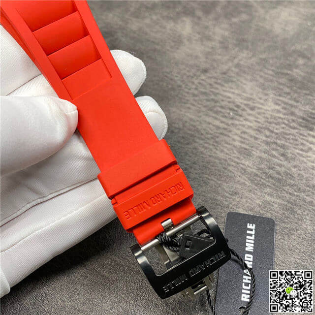 Replica Richard Mille RM35-02 1:1 Best Edition KV Factory Carbon Fiber Red Strap