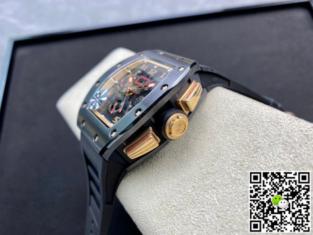 Replica Richard Mille RM011 1:1 Best Edition KV Factory Ceramic Skeleton Dial