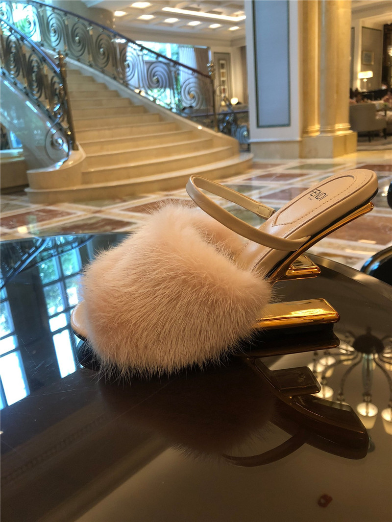 F**di first high-heeled sandal