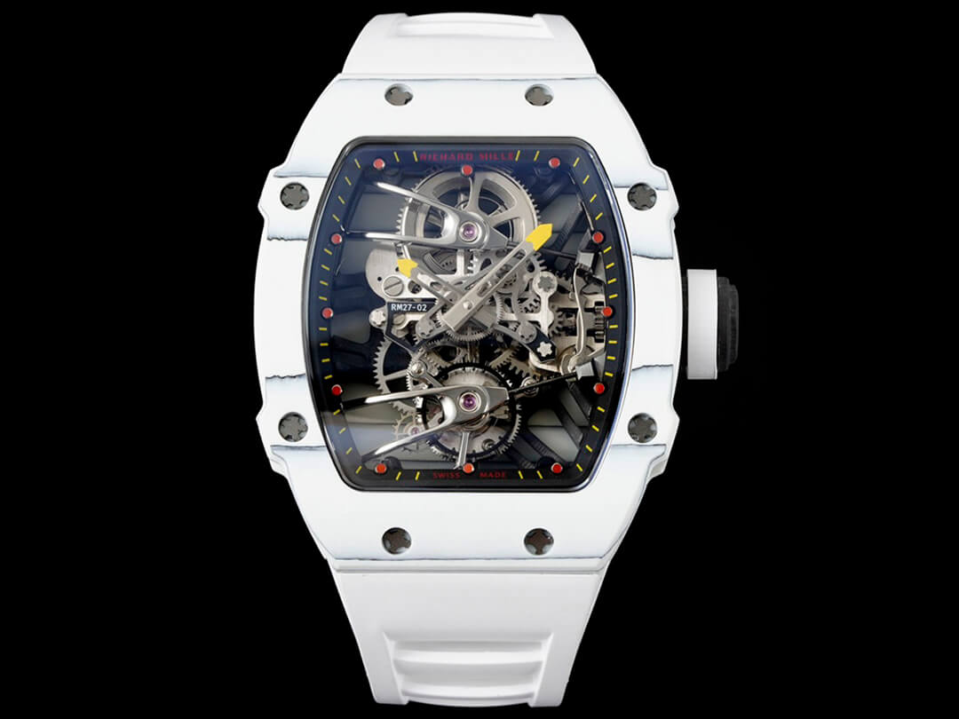Replica Richard Mille RM27-02 Rafael Nadal Tourbillon 1:1 Best Edition RM Factory Carbon Fiber Case