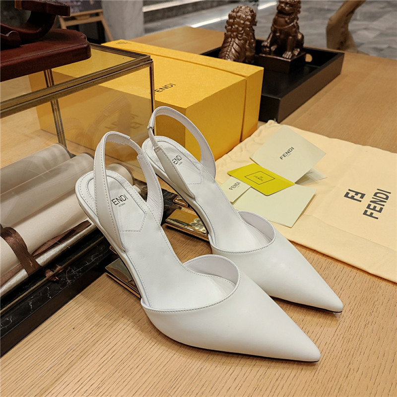 F**di strappy toe high heel sandals