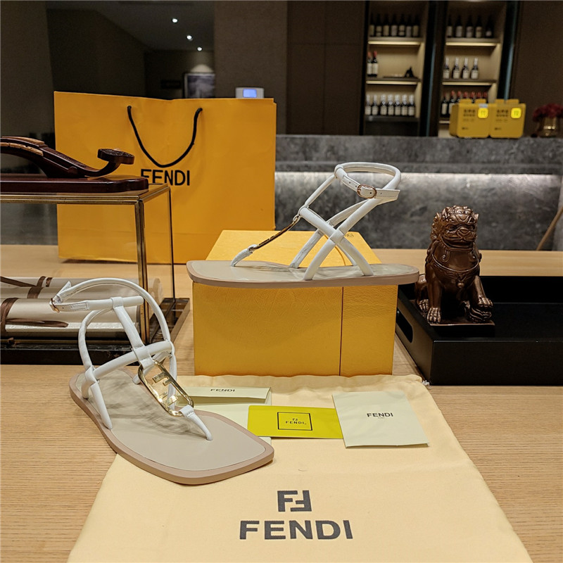 F**di flat beach sandals