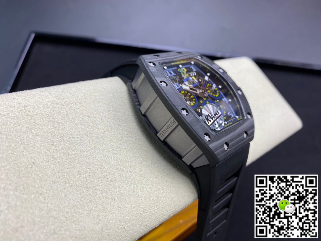Replica Richard Mille RM-011 1:1 Best Edition KV Factory Carbon Fiber