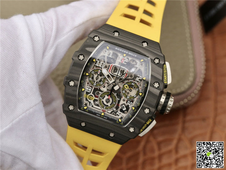 Replica Richard Mille RM11-03 1:1 Best Edition KV Factory Carbon Fiber