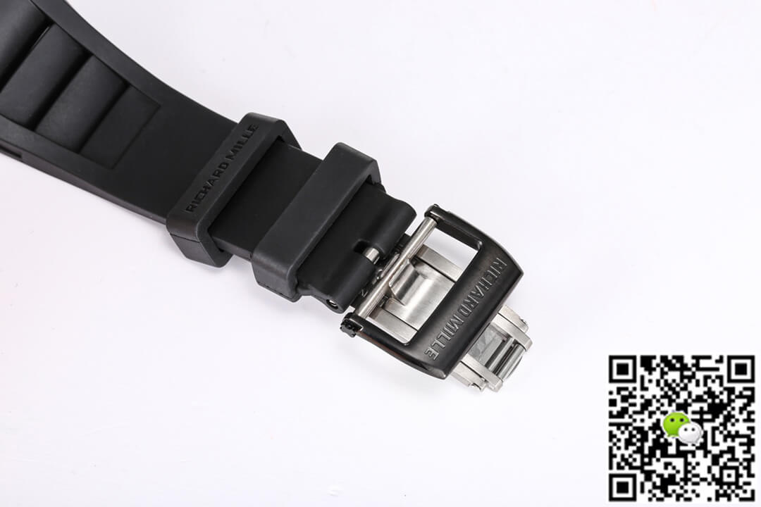 Replica Richard Mille RM055 NTPT 1:1 Best Edition BBR Factory Black Rubber Strap