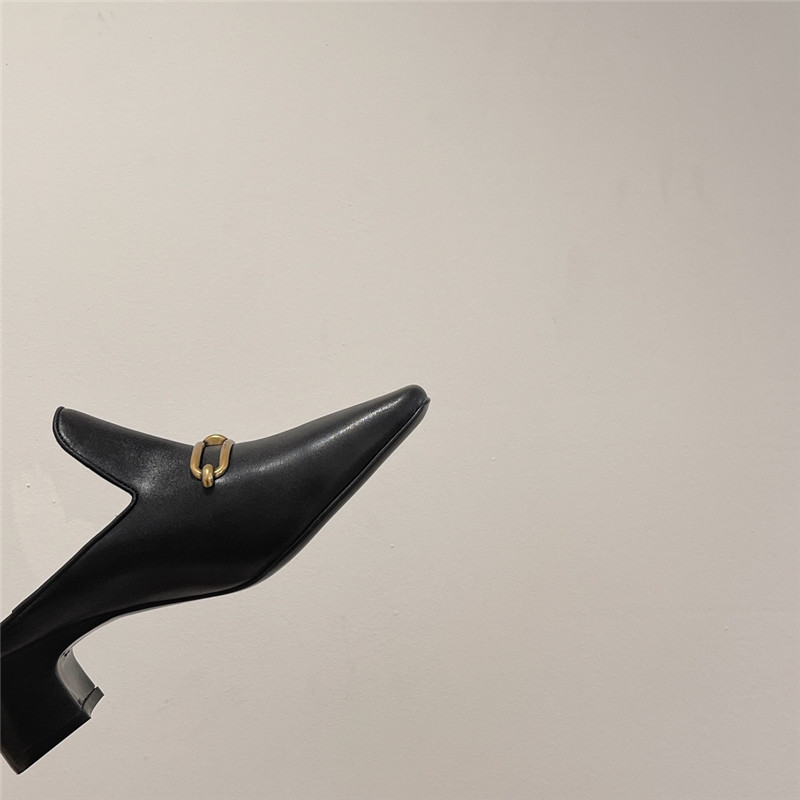 H**me5 muller chunky heel slippers