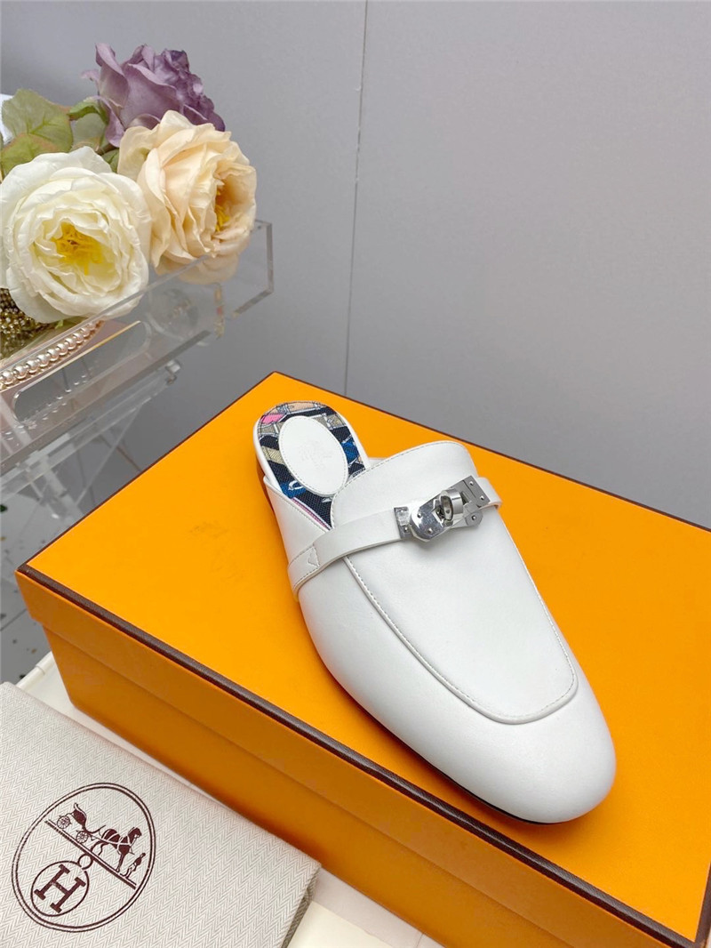 H**me5 kelly gold buckle slippers