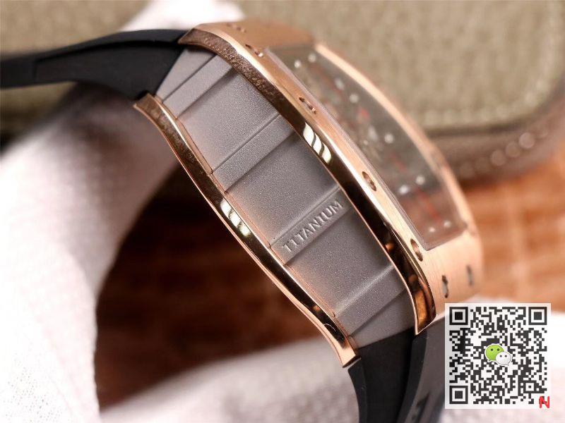 Replica Richard Miller RM011-03 flyback Chronograph 1:1 Best Edition KV factory rose gold case Swiss RMAC3