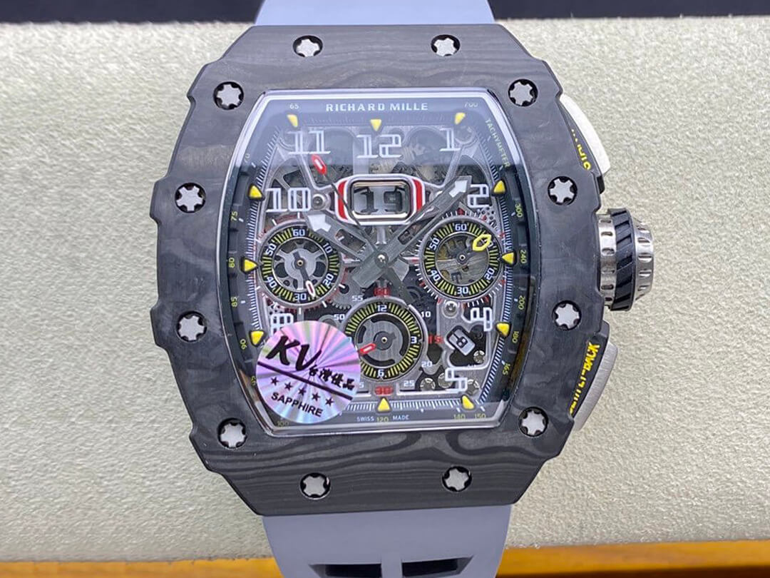 Richard Mille Replica RM-011 1:1 Best Edition KV Factory Forged Carbon Case