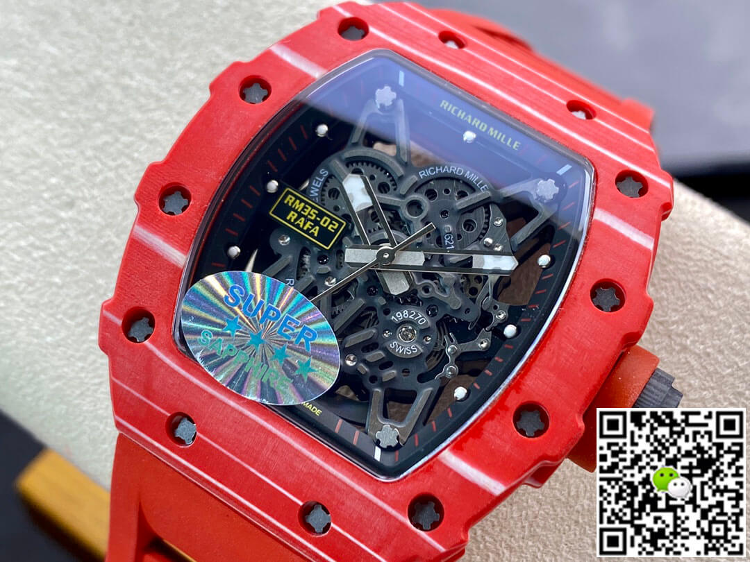 Replica Richard Mille RM035-02 1:1 Best Edition RM Factory Red Case
