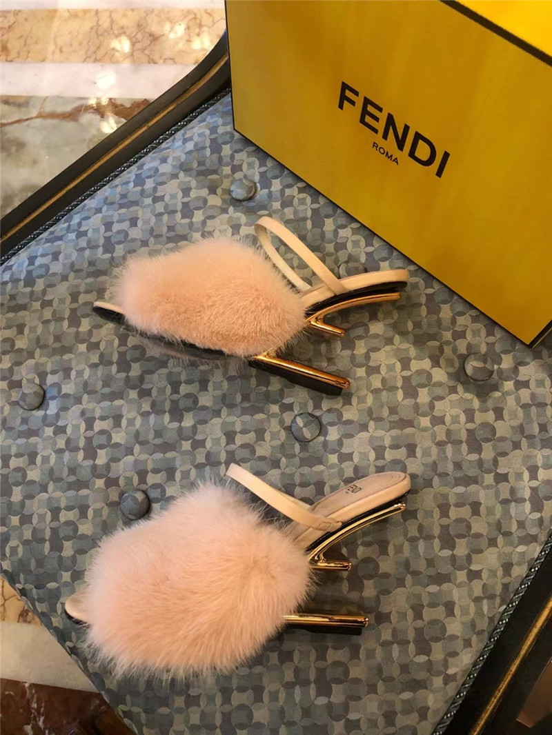 F**di first high-heeled sandal
