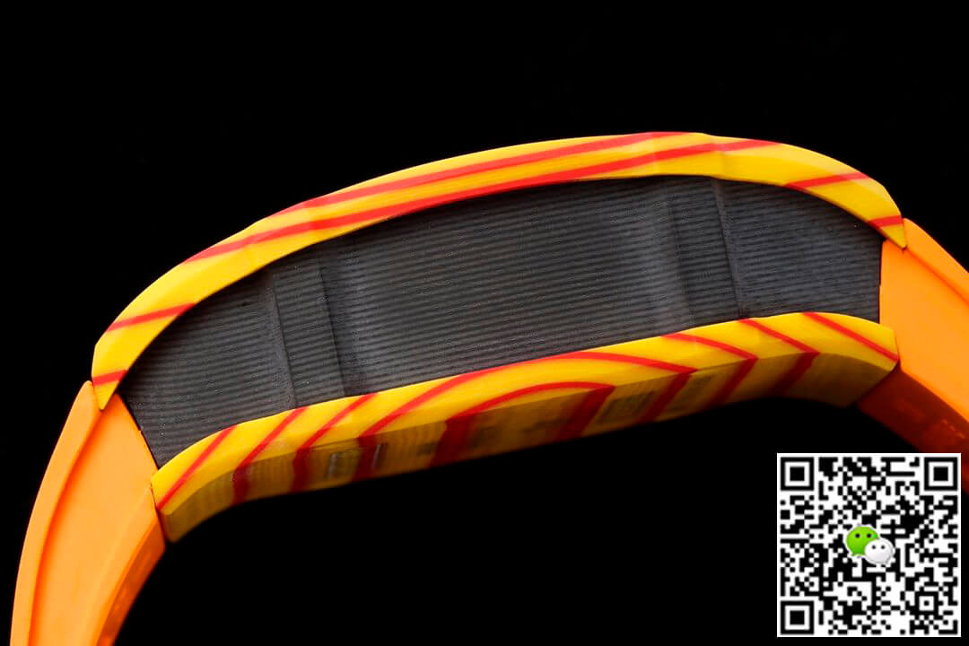 Replica Richard Mille RM27-03 Rafael Nadal Tourbillon 1:1 Best Edition RM Factory Orange Rubber Strap