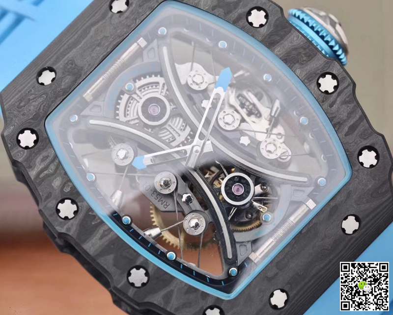 Replica Richard Mille RM53-01 1:1 Best Edition JB Factory Black Carbon Swiss Tourbillon Movement