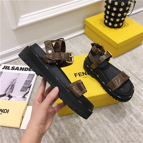 F**di platform sandals womens