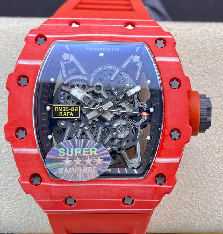 Replica Richard Mille RM035-02 1:1 Best Edition RM Factory Red Case