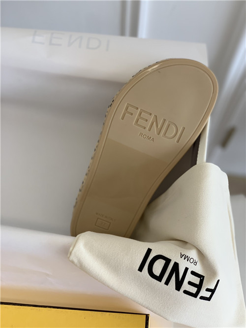 F**di woven slippers sandals