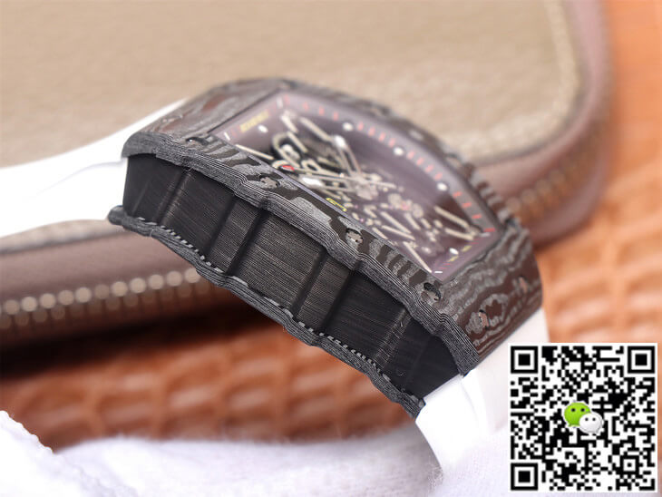 Replica Richard Mille RM35-02 1:1 Best Edition ZF Factory White Rubber Strap