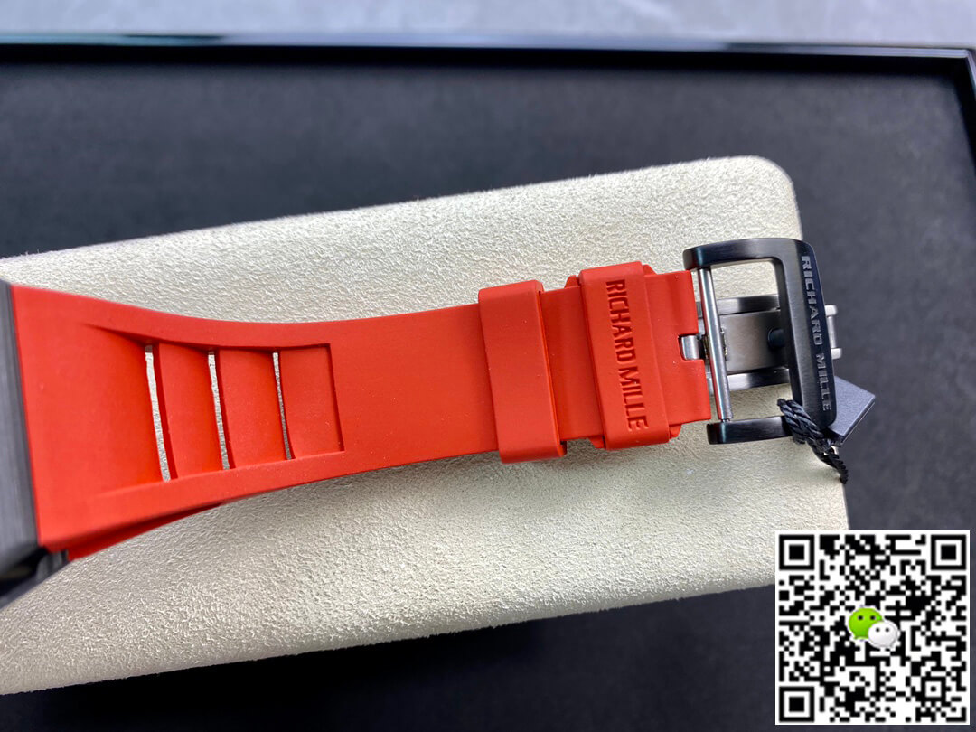 Richard Mille Replica RM011 1:1 Best Edition KV Factory V3 Red Rubber Strap
