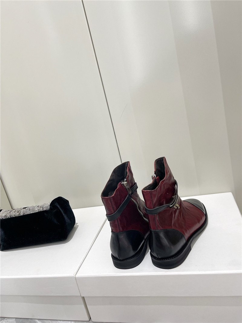 H**me5 kelly zip ankle boots