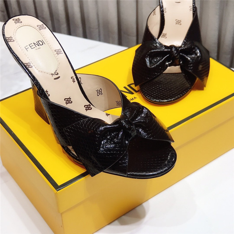 F**di Dupes block heel sandals