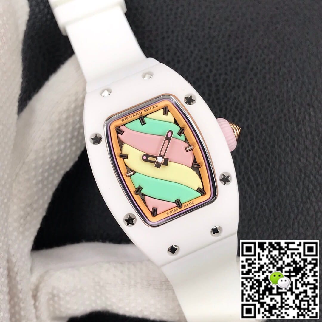 Richard Mille Replica RM-07 Bon Bon 1:1 Best Edition RM Factory White Ceramic Case