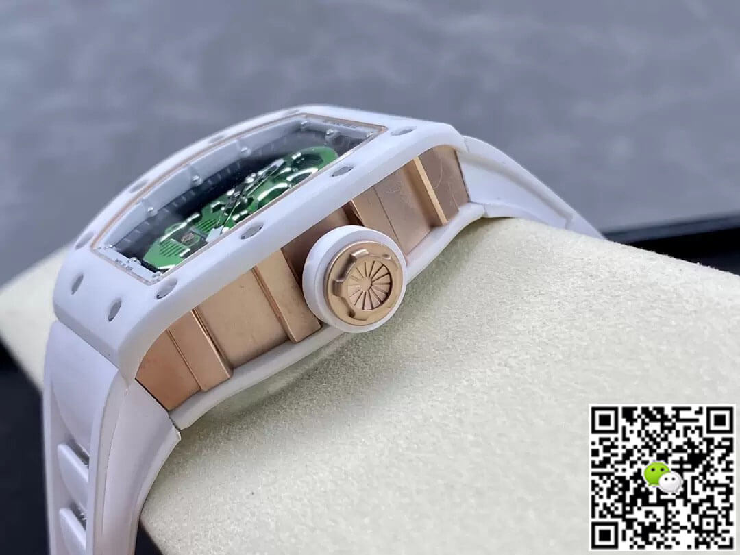 Richard Mille Replica RM52-01 1:1 Best Edition YS Factory Green Skull Tourbillon Dial