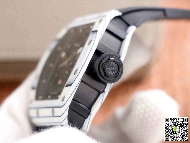 Replica Richard Mille RM052-01 1:1 Best Edition JB Factory White Ceramic Swiss Tourbillon