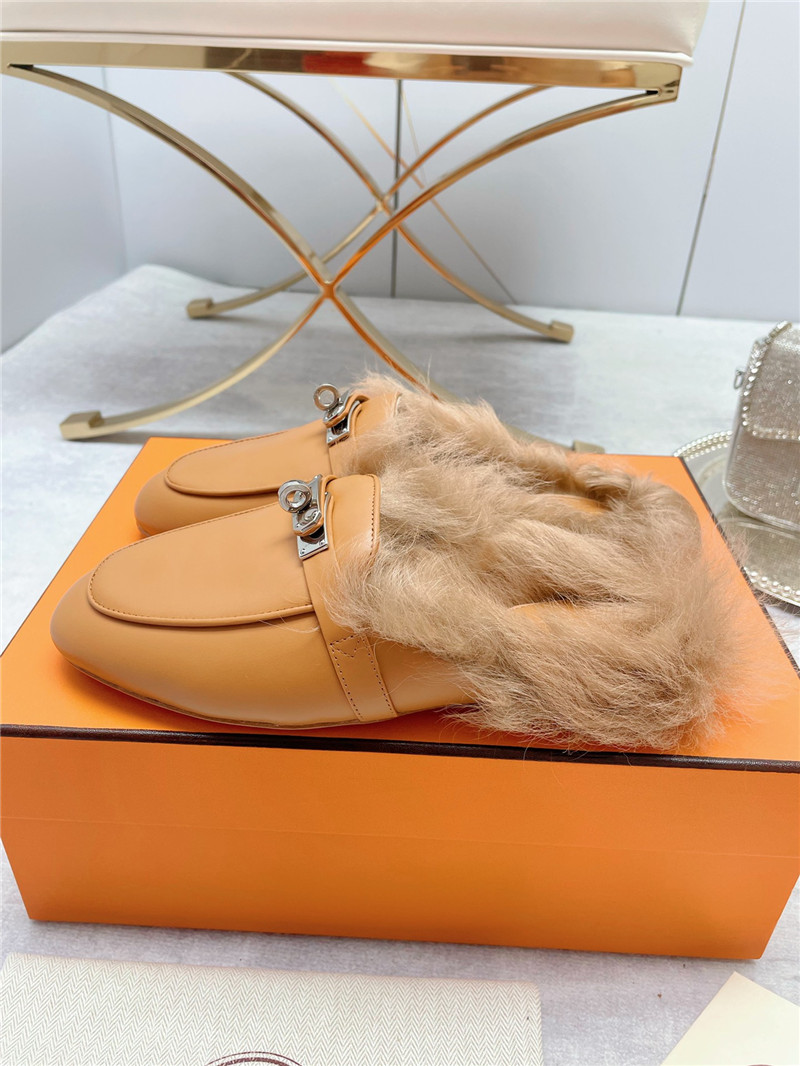 H**me5 classic wool slippers