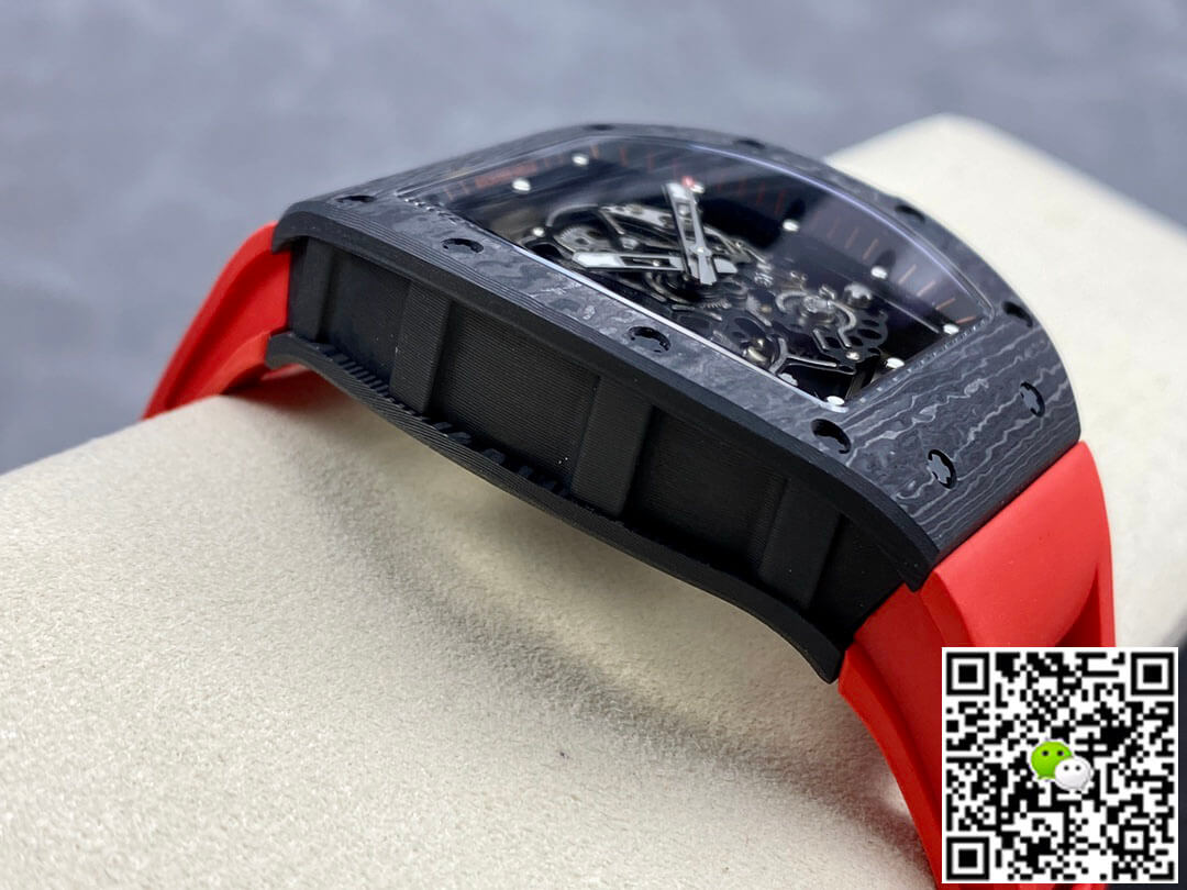 Replica Richard Mille RM-055 1:1 Best Edition BBR Factory Red Strap