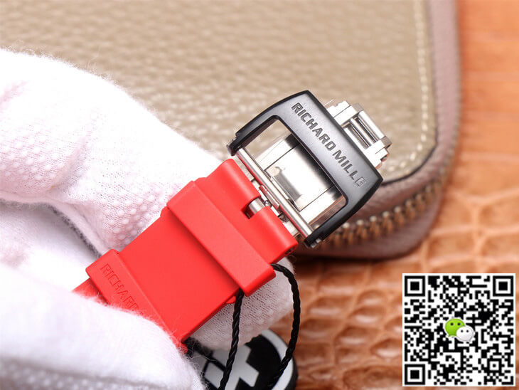 Replica Richard Mille RM35-02 1:1 Best Edition ZF Factory Red Rubber Strap