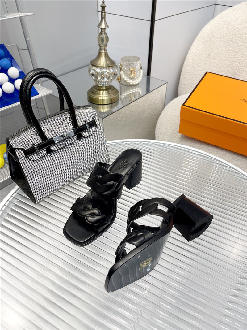 H**me5 pig nose high heel sandals