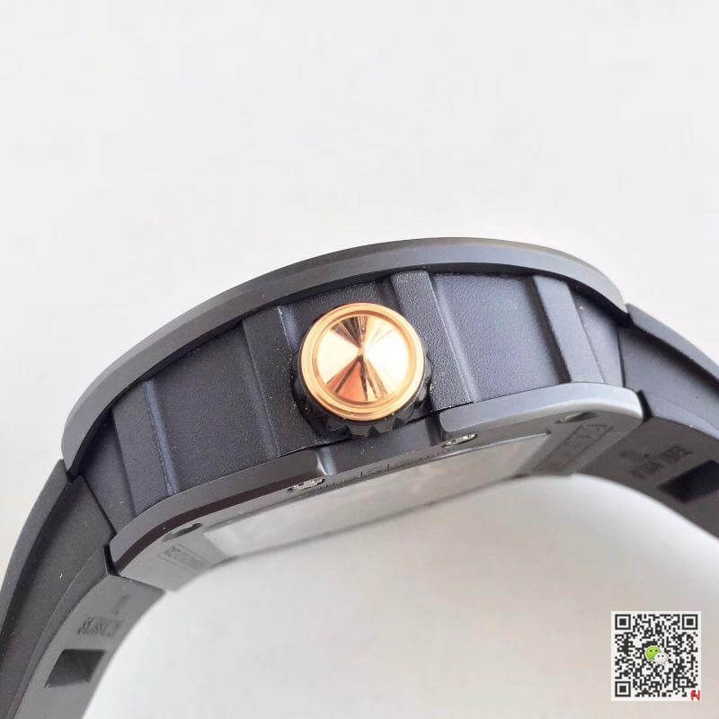 Replica Richard Mille RM023 Men Watches 1:1 Best Edition Swiss ETA8215 Rose Gold Eagle Skeleton Dial