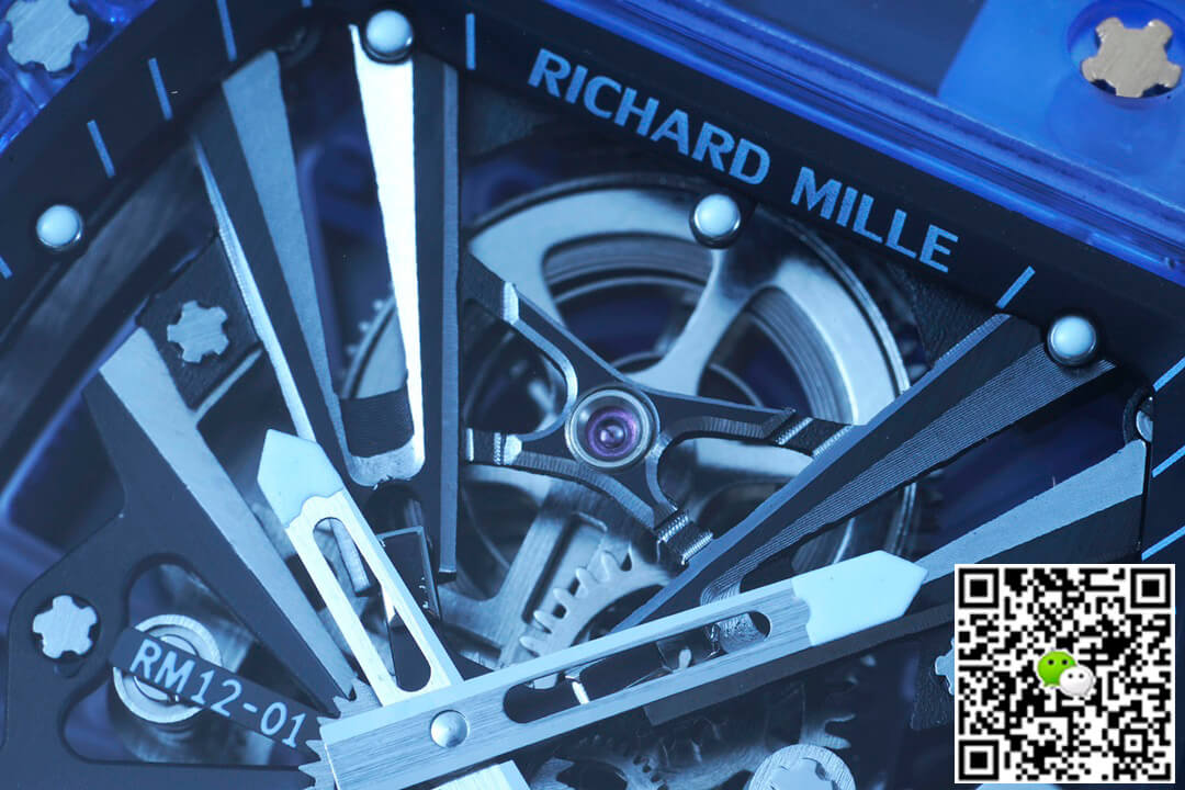 Richard Mille Replica RM12-01 1:1 Best Edition RM Factory Tourbillon Transparent Version Case