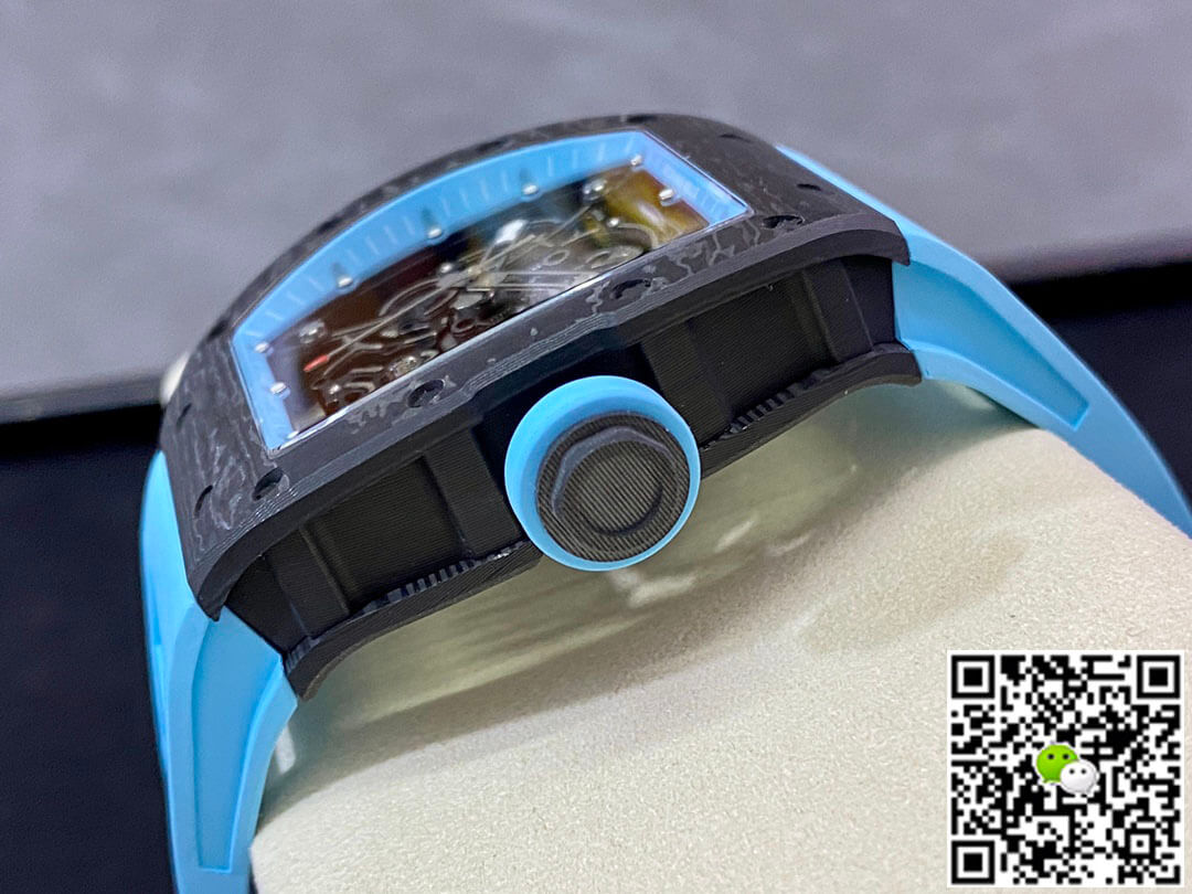 Replica Richard Mille RM-055 1:1 Best Edition BBR Factory Blue Strap
